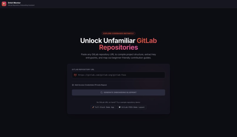 Open source mentor  – screenshot 1