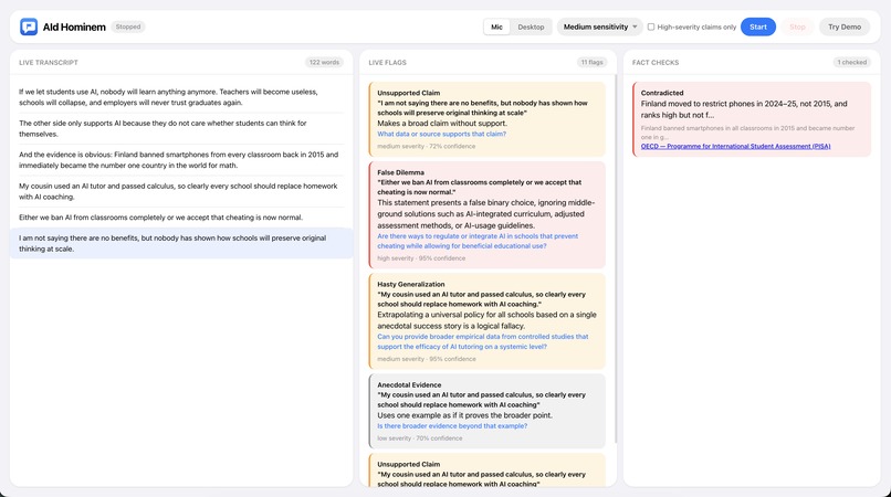 AId Hominem – screenshot 1