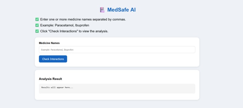 MedSafe AI – Drug Interaction Checker – screenshot 4