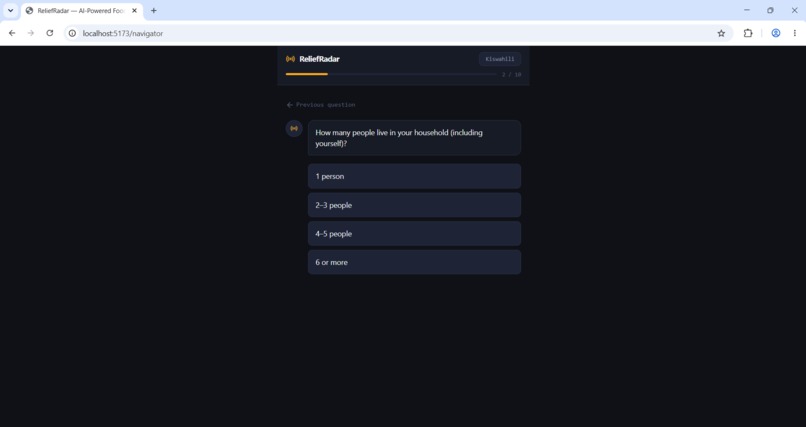 Relief Radar – screenshot 4