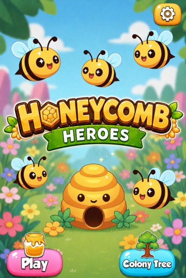 Honeycomb Heroes – screenshot 1