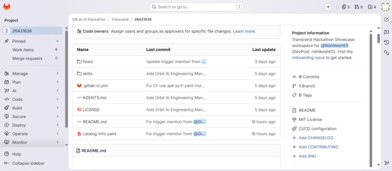 Orbit AI Engineering Manager – screenshot 2