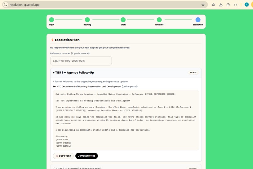 ResolutionIQ - File It Right, Get It Fixed – screenshot 8