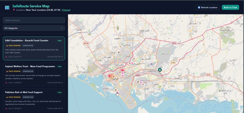 SafeRoute: AI Benefits Navigator – screenshot 6