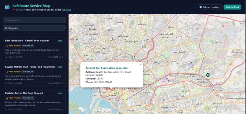 SafeRoute: AI Benefits Navigator – screenshot 7