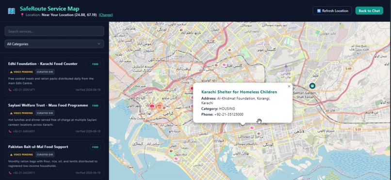 SafeRoute: AI Benefits Navigator – screenshot 8
