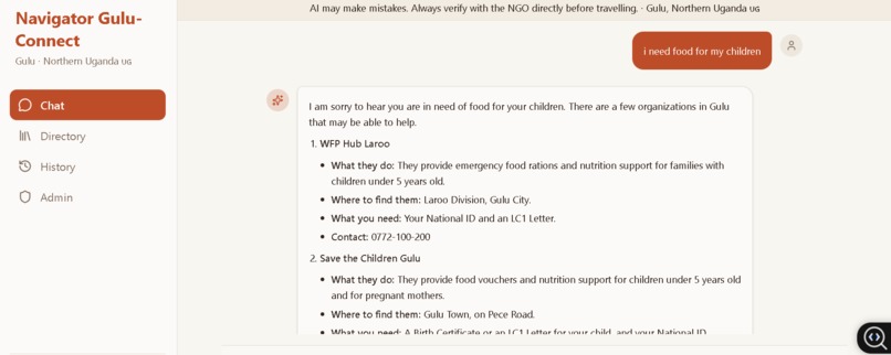 Navigator Gulu-Connect – screenshot 1