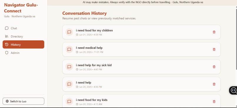 Navigator Gulu-Connect – screenshot 3