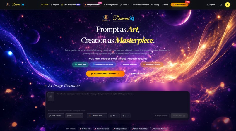 DaivenciAI – screenshot 1