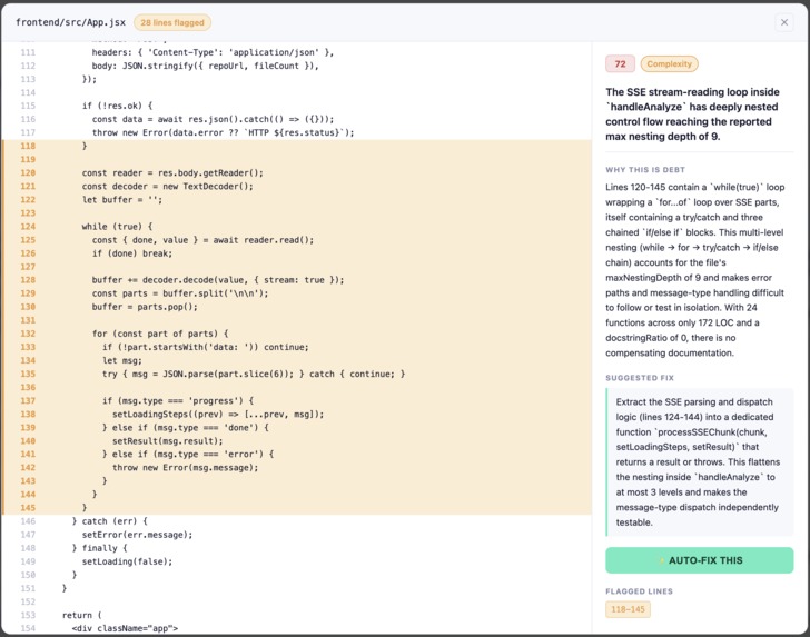 DebtLens – screenshot 2