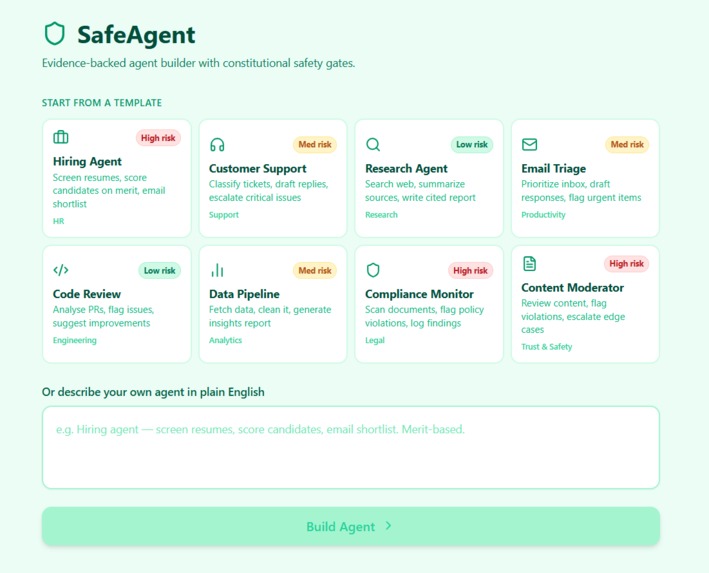 SafeAgent – screenshot 1