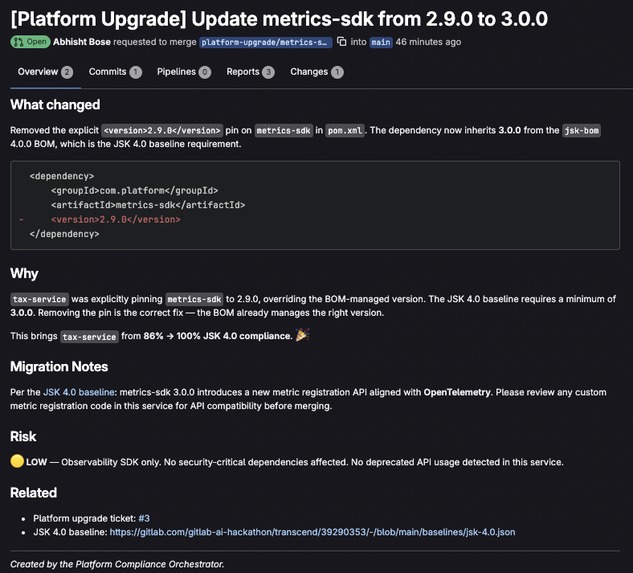 Platform Compliance Orchestrator – screenshot 3