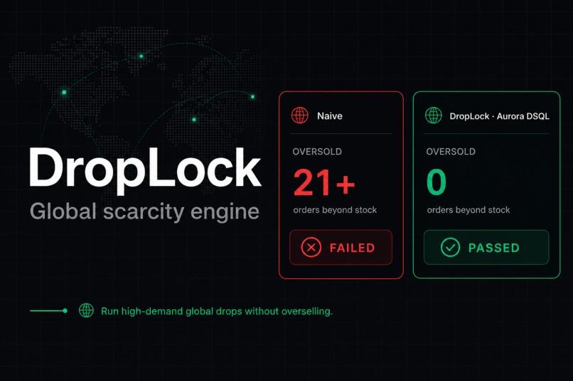 DropLock: Global No‑Oversell Drop Engine – screenshot 3