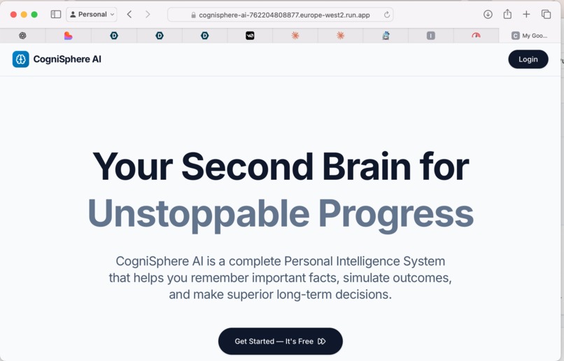 CogniSphere AI – screenshot 1