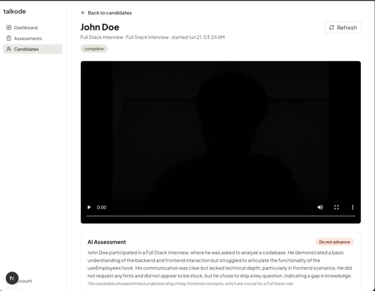 Talkode – screenshot 1