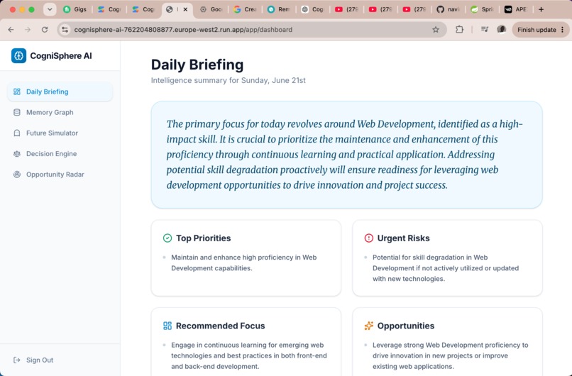 CogniSphere AI – screenshot 4