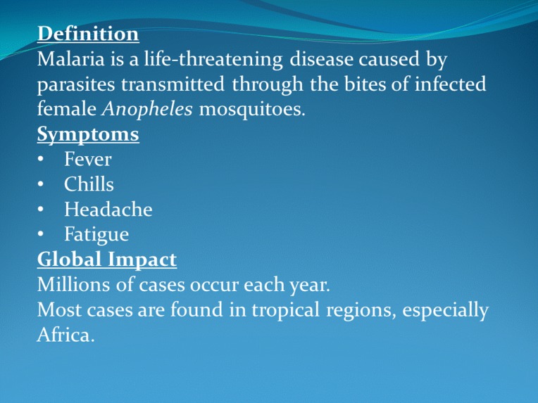 CLIMATE CHANGE INCREASING MALARIA RISK – screenshot 3