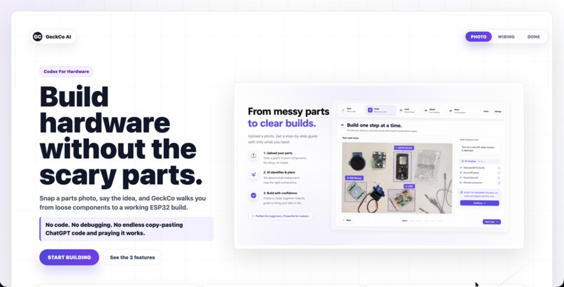 GeckCo AI: Codex For Hardware – screenshot 1