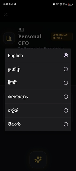VedaCFO - AI Personal Wealth Agent – screenshot 3