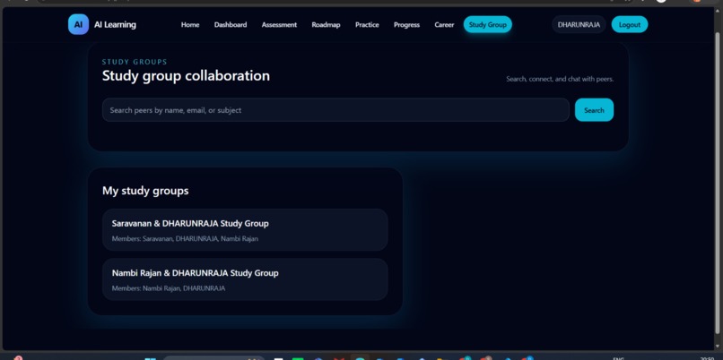 AI-Based personalized learning platform – screenshot 5