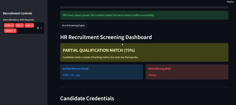 CV analyzer – screenshot 2