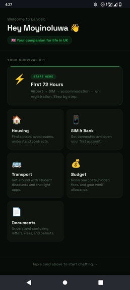Landed  – screenshot 1