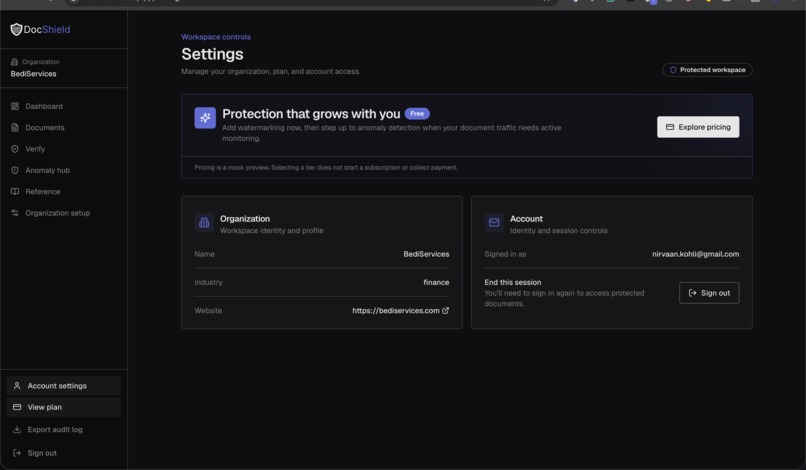 1DocShield – screenshot 8