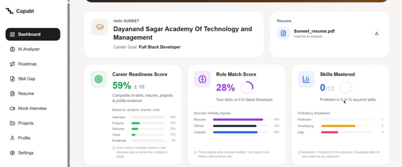 Capabl — AI Career Decision Simulator – screenshot 2