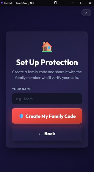 KinCode – screenshot 1
