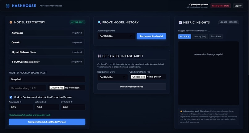 HashHouse – screenshot 1