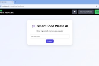 AI Smart Food Waste Reducer