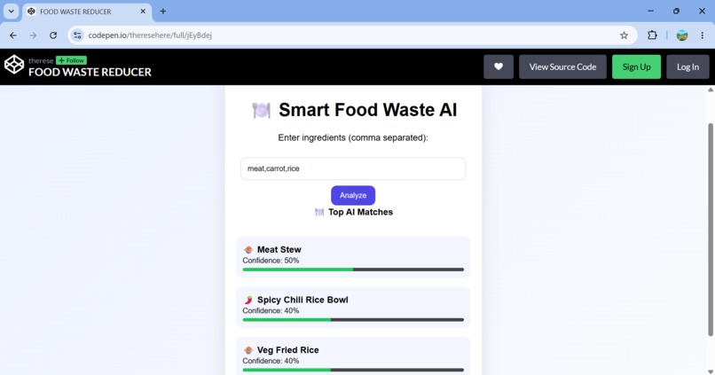 AI Smart Food Waste Reducer – screenshot 3