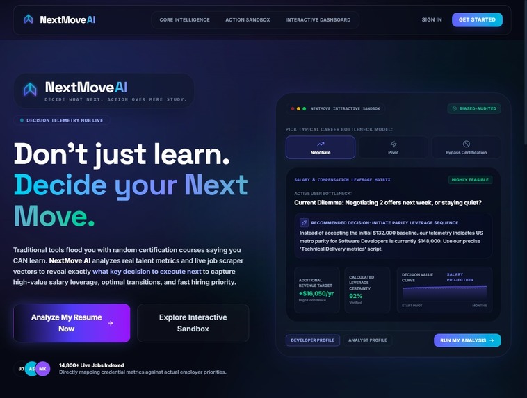 NextMove AI – screenshot 1