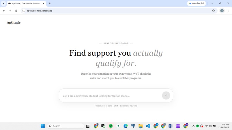 Aptitude – screenshot 1