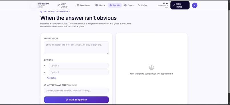 ThinkMate AI – screenshot 1