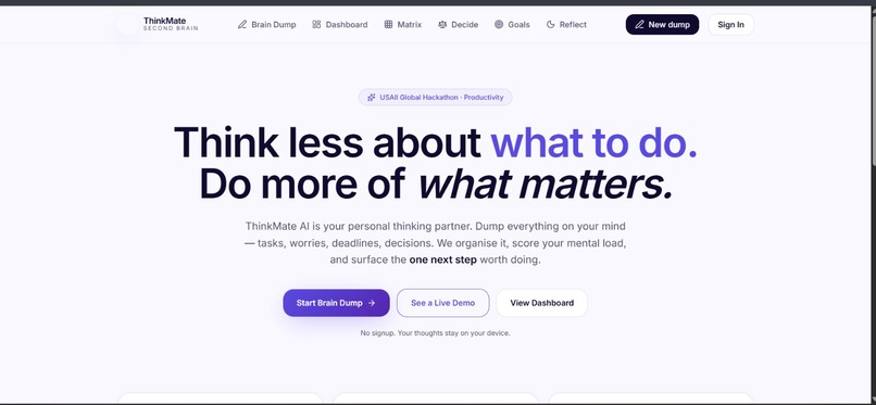 ThinkMate AI – screenshot 4