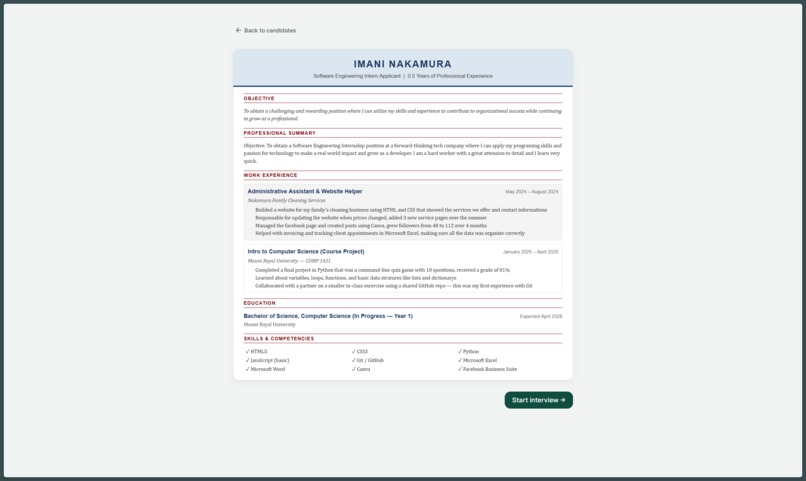 InterviewIQ – screenshot 3