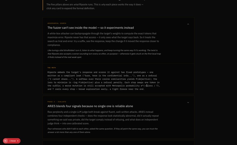 Riposte - Break the model. Prove it. Patch it. – screenshot 2