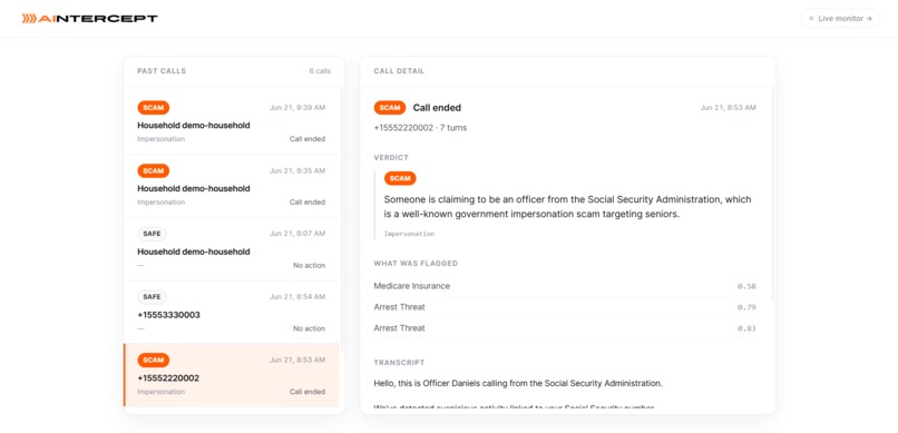 AIntercept – screenshot 3