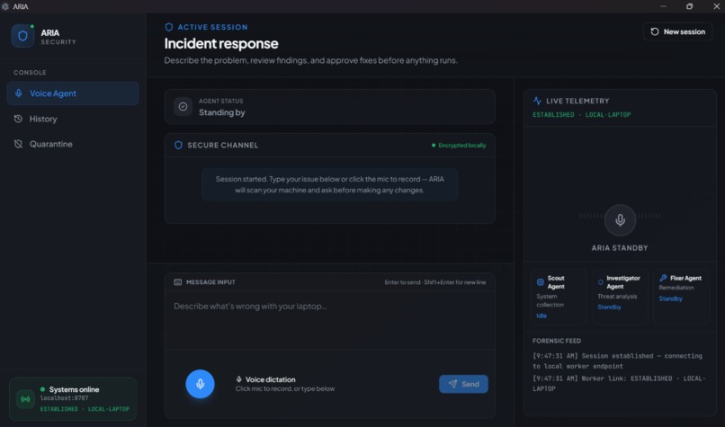 ARIA (Autonomous IT Response Intelligence Agent) – screenshot 3