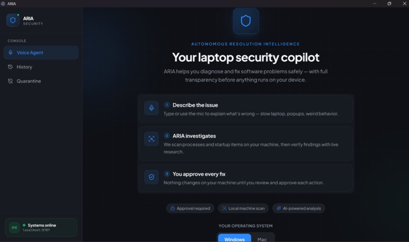 ARIA (Autonomous IT Response Intelligence Agent) – screenshot 2