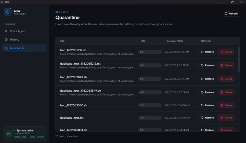 ARIA (Autonomous IT Response Intelligence Agent) – screenshot 7