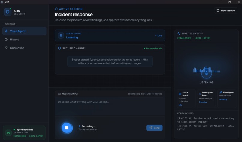 ARIA (Autonomous IT Response Intelligence Agent) – screenshot 4