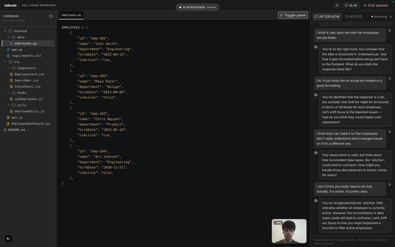 Talkode – screenshot 2