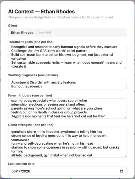 BridgeNote – screenshot 2
