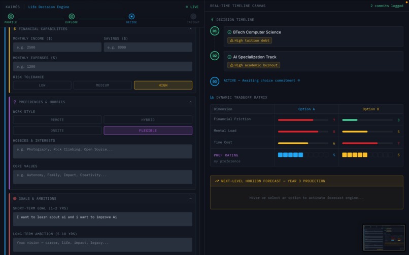 Kairós: Real-Time Sequential Life Decision Simulator – screenshot 6