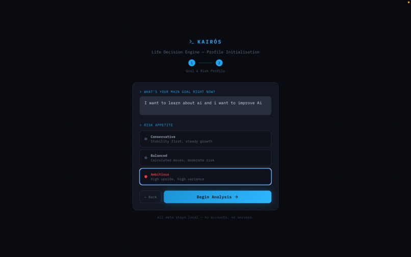 Kairós: Real-Time Sequential Life Decision Simulator – screenshot 3