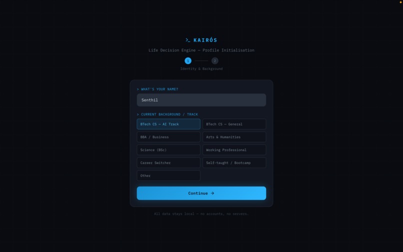 Kairós: Real-Time Sequential Life Decision Simulator – screenshot 2
