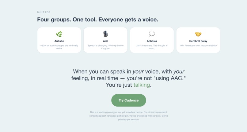 Cadence- A voice that sounds like you – screenshot 7