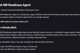 Orbit MR Readiness Agent